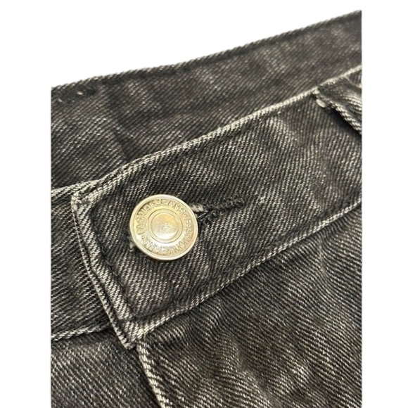 Shein Women's Ripped Boyfriend Jeans Distressed High Waisted Denim Jeans Black M - Picture 8 of 9